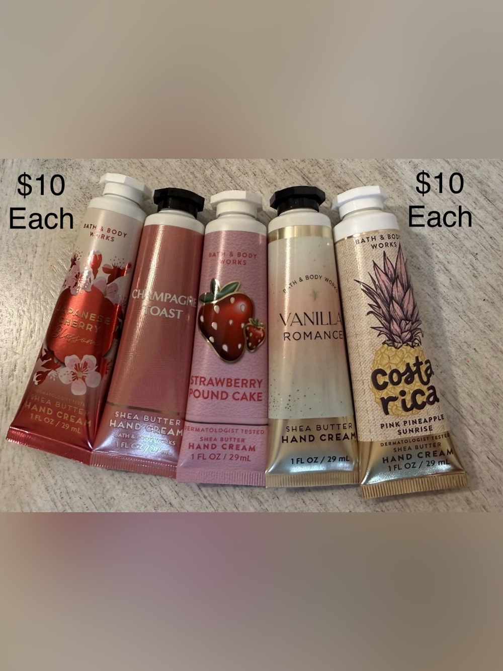 Bath And Body Works Shea Butter Hand Cream 1 floz 30ml Each You Choose $10 Each